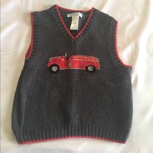 Janie and Jack Sweater Vest Boys 2T